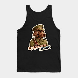 Labrador Retriever soldier Tank Top